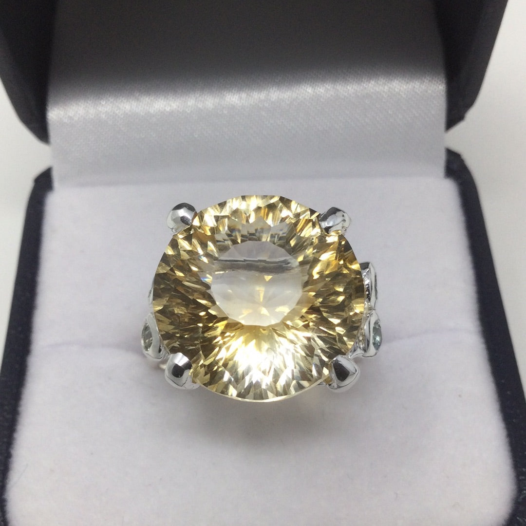 Genuine Citrine Ring