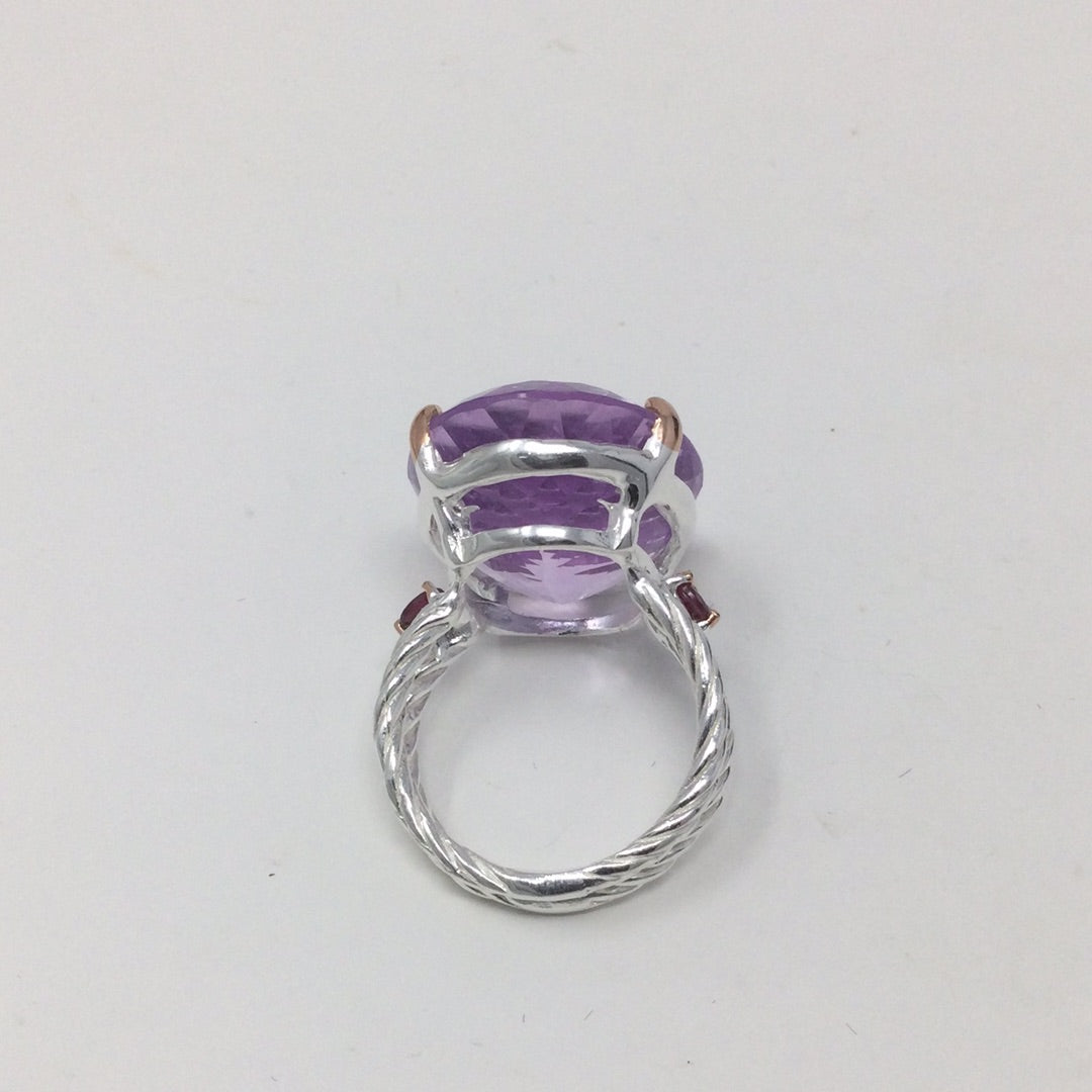 The Big Thrill, Massive 35 CTW Genuine Amethyst Ring