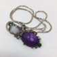 Incredible 31+ CTW Genuine Amethyst & Opal Pendant