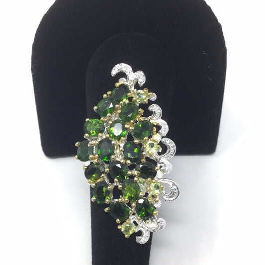 Ravishing Russian Chrome Diopside Ring