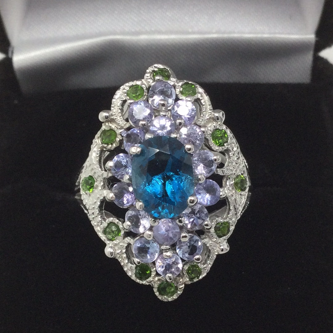 London Blue Topaz Ring