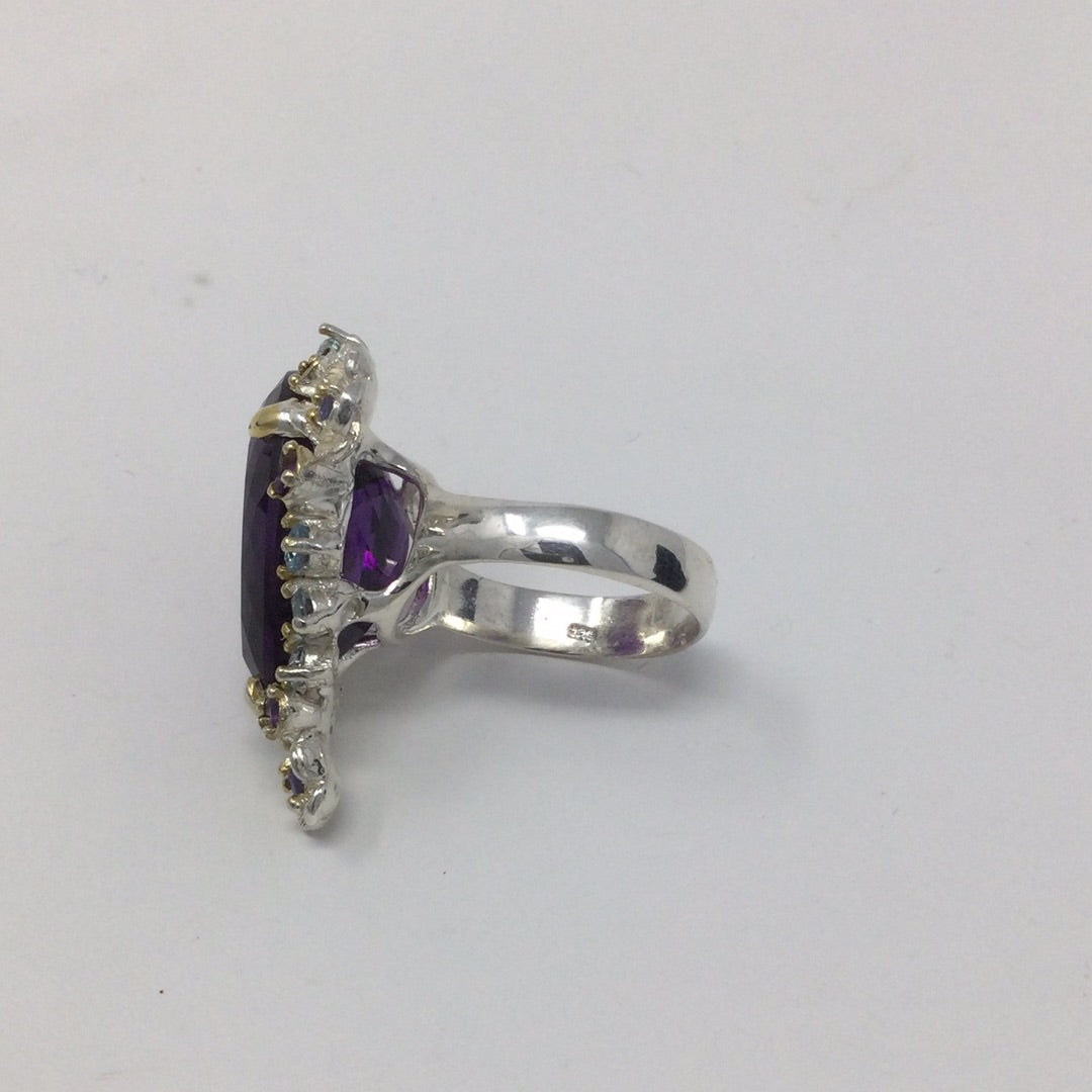 Amorous Amethyst Genuine 30 CTW Ring