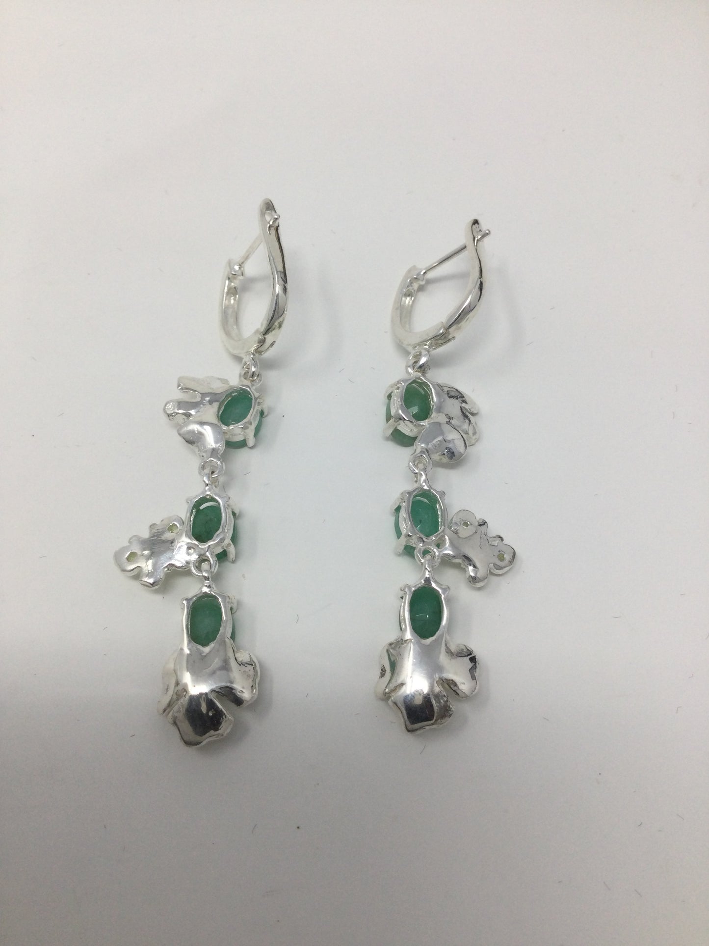 Epiphany of Genuine Emerald Earrings