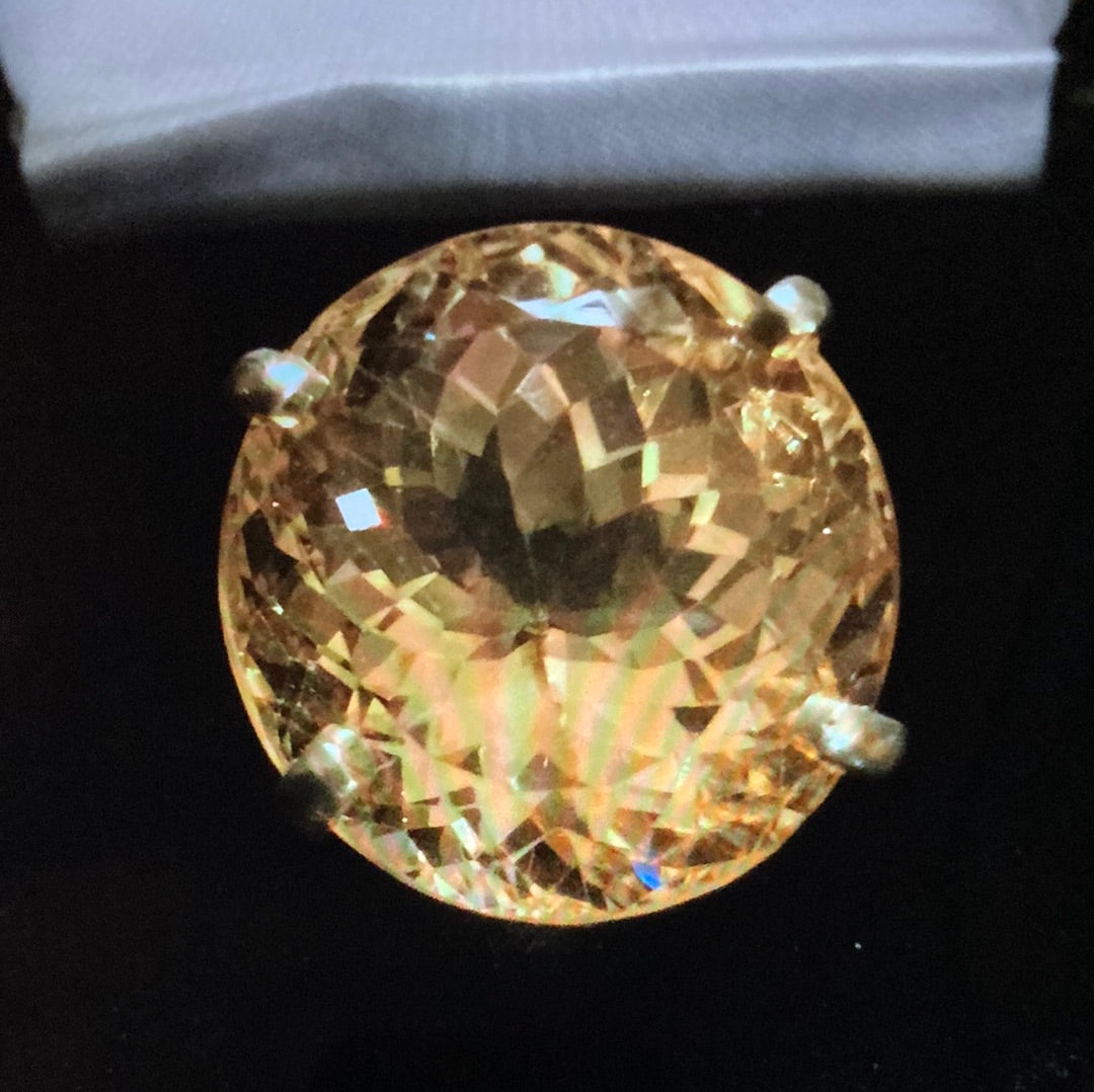 Genuine Golden Citrine Ring