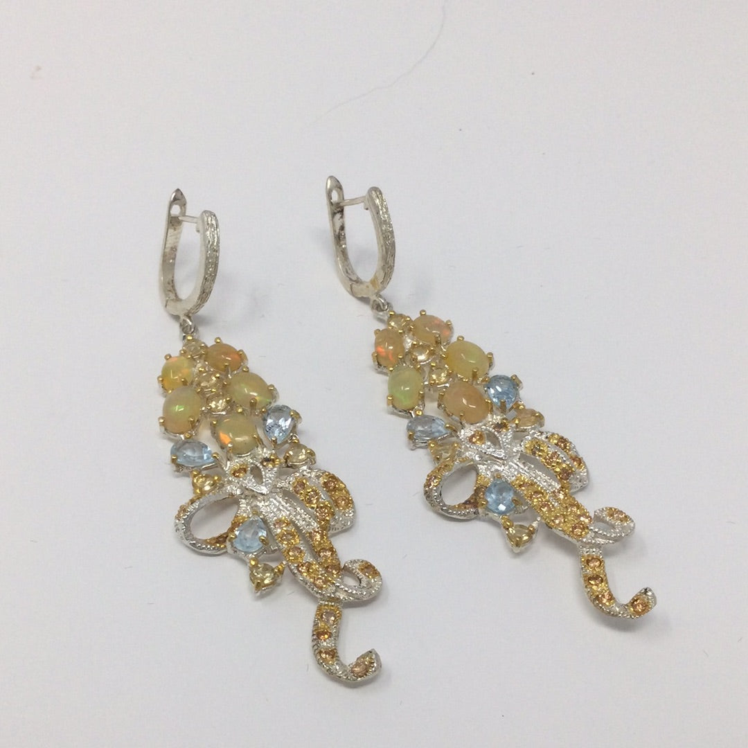 Genuine Ethereal Opal Earrings