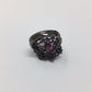 Genuine Garnets & Amethyst Ring