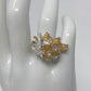 Precious  Genuine Opal Peacock Ring