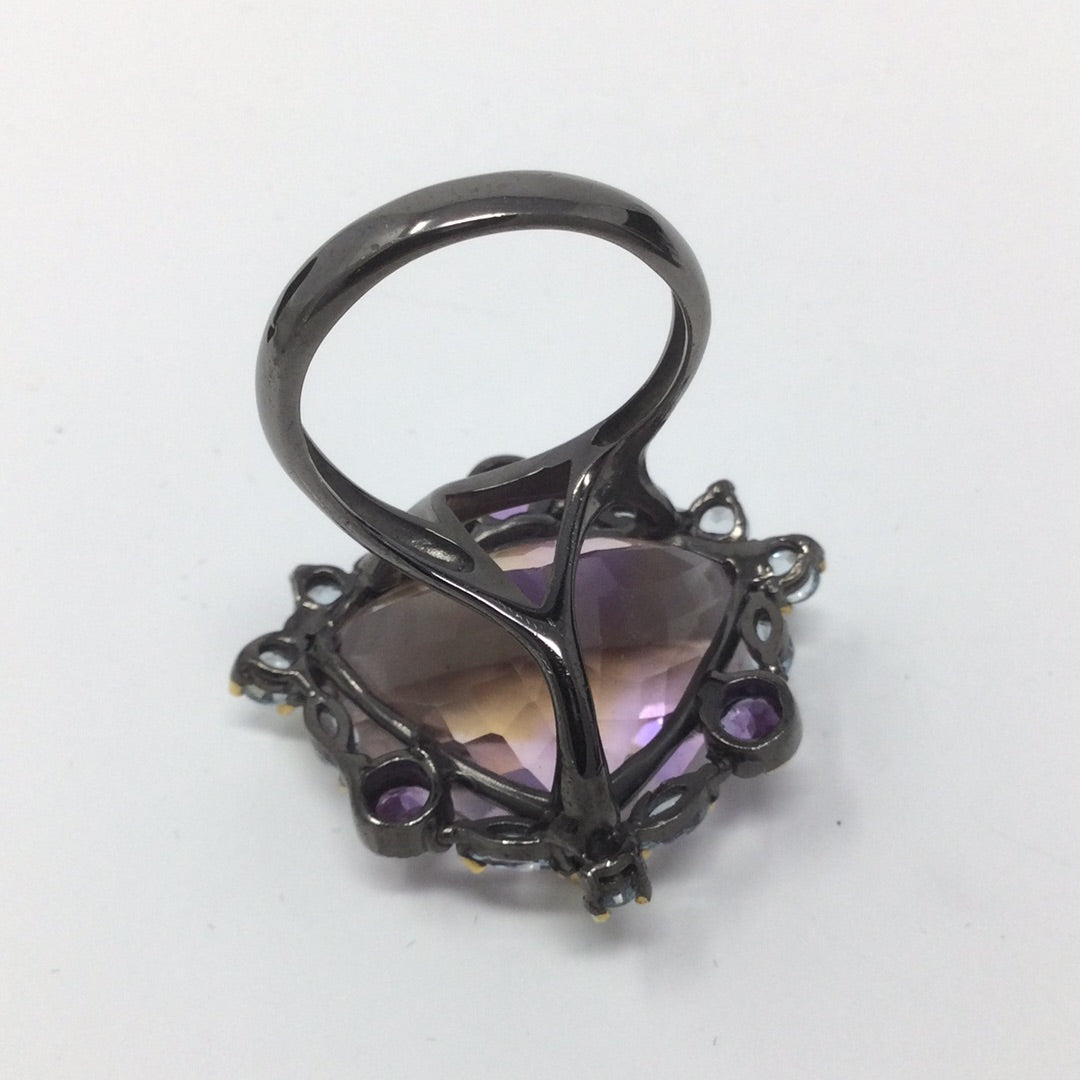 Massive 36 CTW Genuine Ametrine Ring