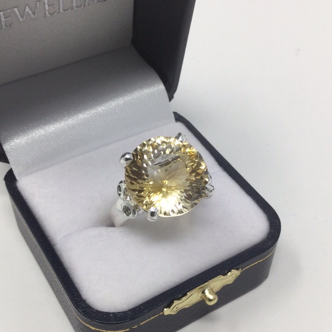 Genuine Citrine Ring