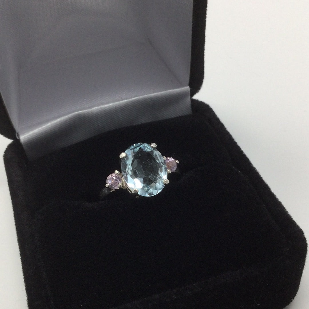 Genuine Aquamarine Ring