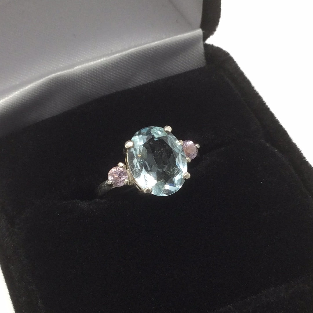 Genuine Aquamarine Ring