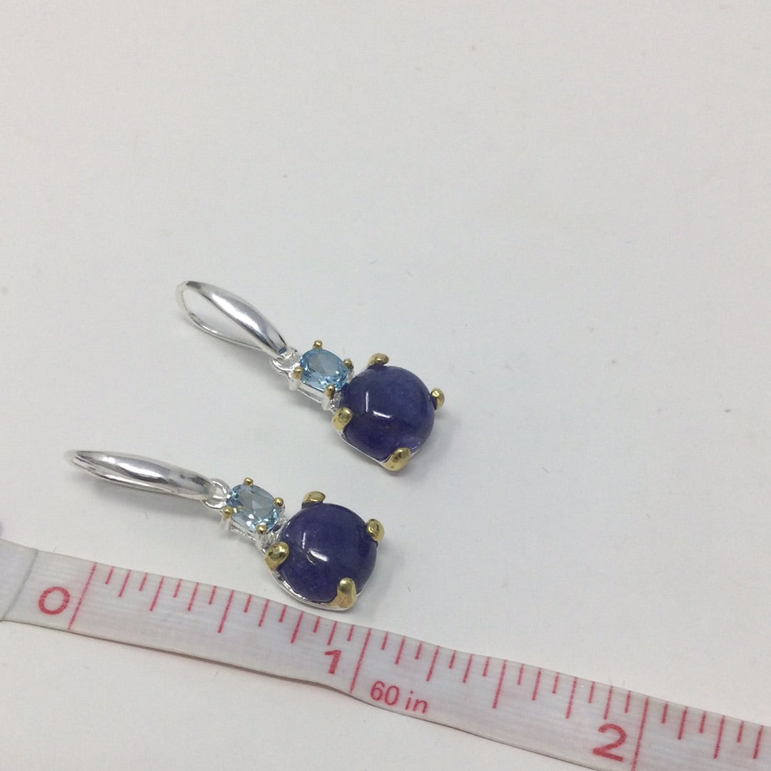 Genuine Tanzanite Earrings