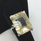 Genuine Celestial 30 CTW Citrine Ring