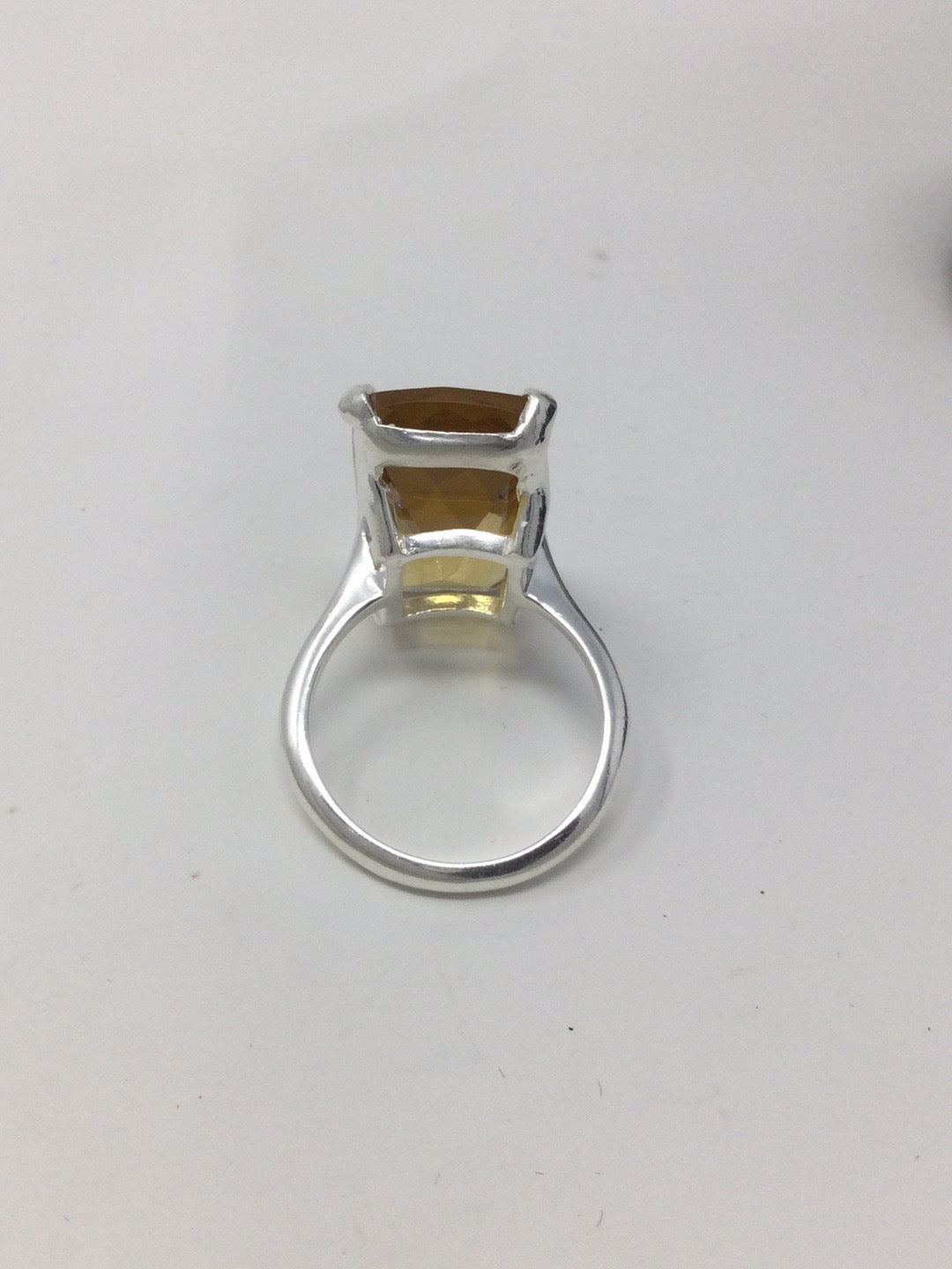 Classy 30 CTW Genuine Citrine Ring