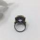 Genuine Amethyst & Opal Ring