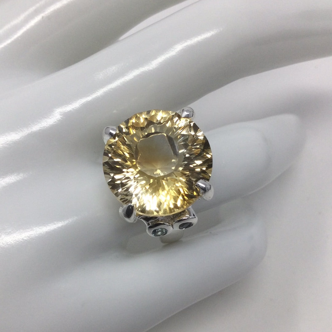 Genuine Citrine Ring