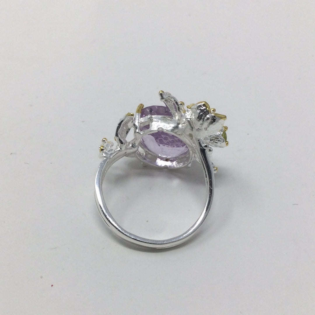 Lux Lavender Genuine Amethyst Ring