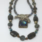 Genuine Labradorite Hawk Necklace | Handmade Artist Original