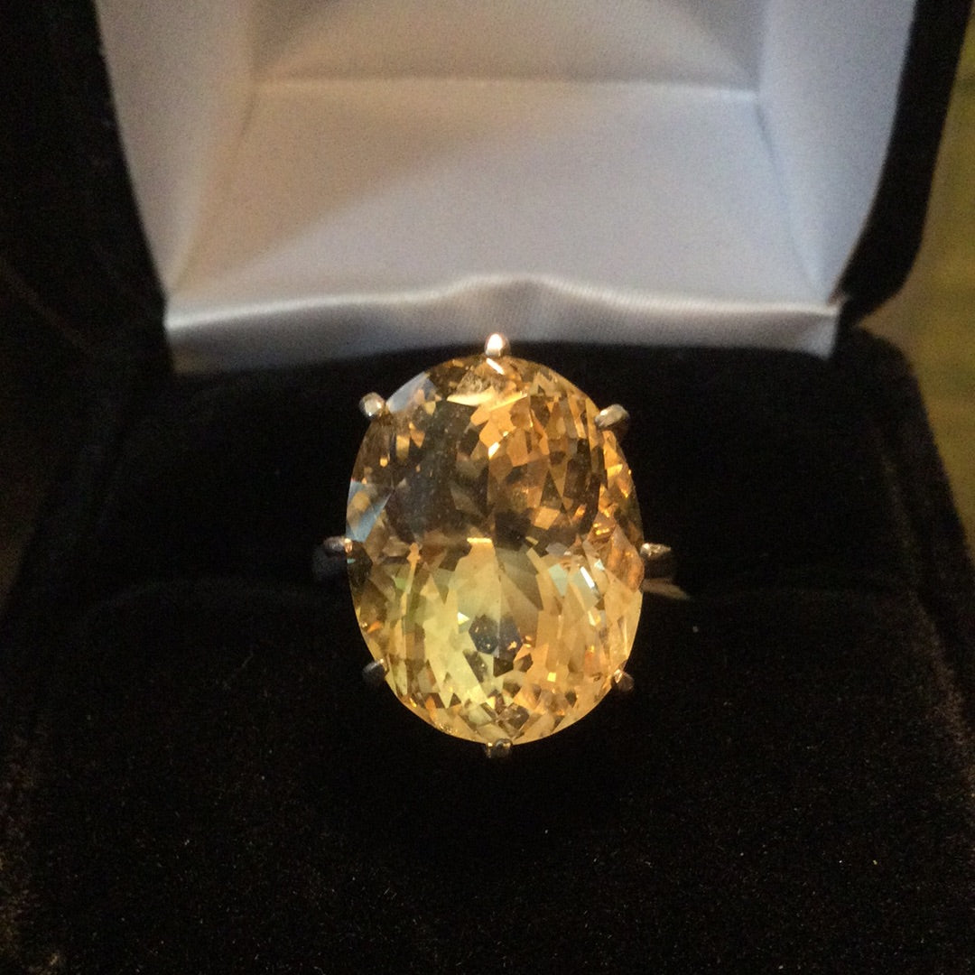 Supreme Genuine Citrine Ring