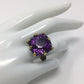 AAAA+ 27 CTW Genuine Amethyst Ring