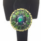 Alluring Genuine Black Opal & Russian Diopside Ring