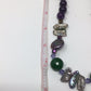 Genuine Biwa Pearl & Amethyst Necklace Artist Original