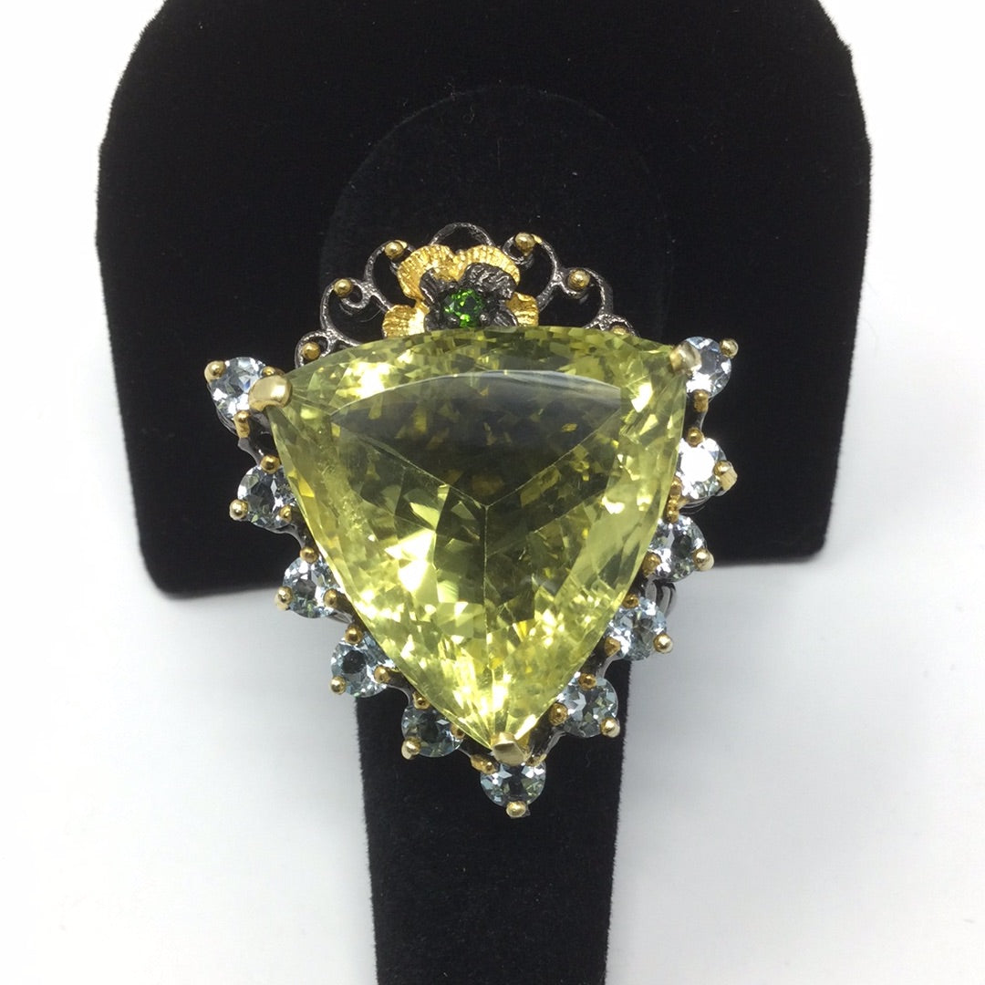 Unbelievable 37+ CTW Lemon Quartz Ring