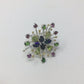 Supernova Genuine Black Opal & Gemstone Ring