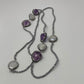 Genuine Amethysts & Baroque Pearls Necklace