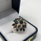 Incandescent Genuine Fiery Black Opal Ring