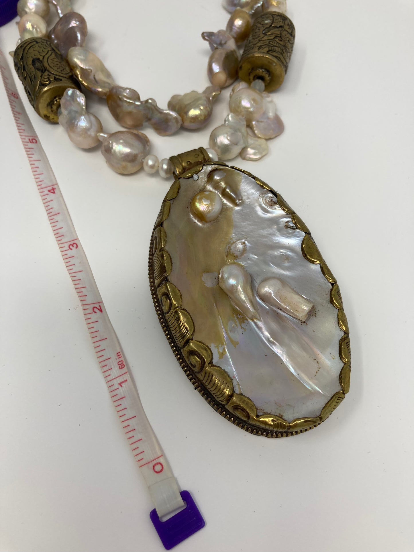 Genuine Baroque Pearl Necklace Handmade Artist Original