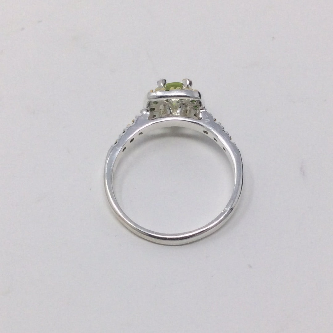 Precious & Dainty Genuine Peridot Ring