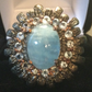 Rare, Large 8 CTW Genuine Aquamarine Ring