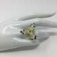 Galaxy of Opals, Garnets & Peridot Ring