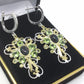 Mysterious Genuine Black Opal Earring