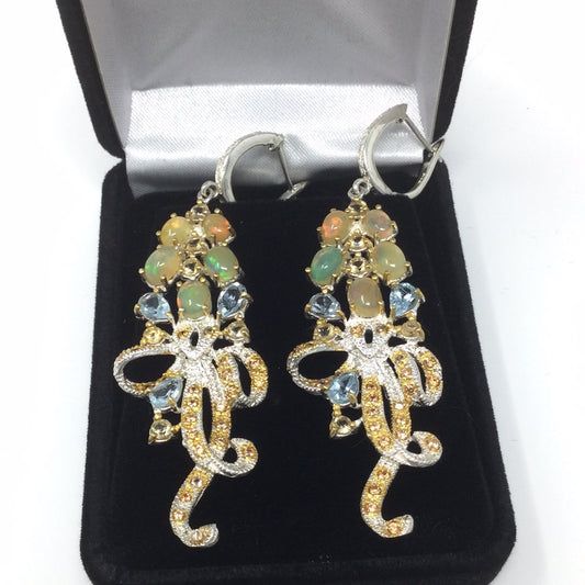 Genuine Ethereal Opal Earrings