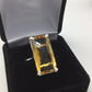 Classy 30 CTW Genuine Citrine Ring